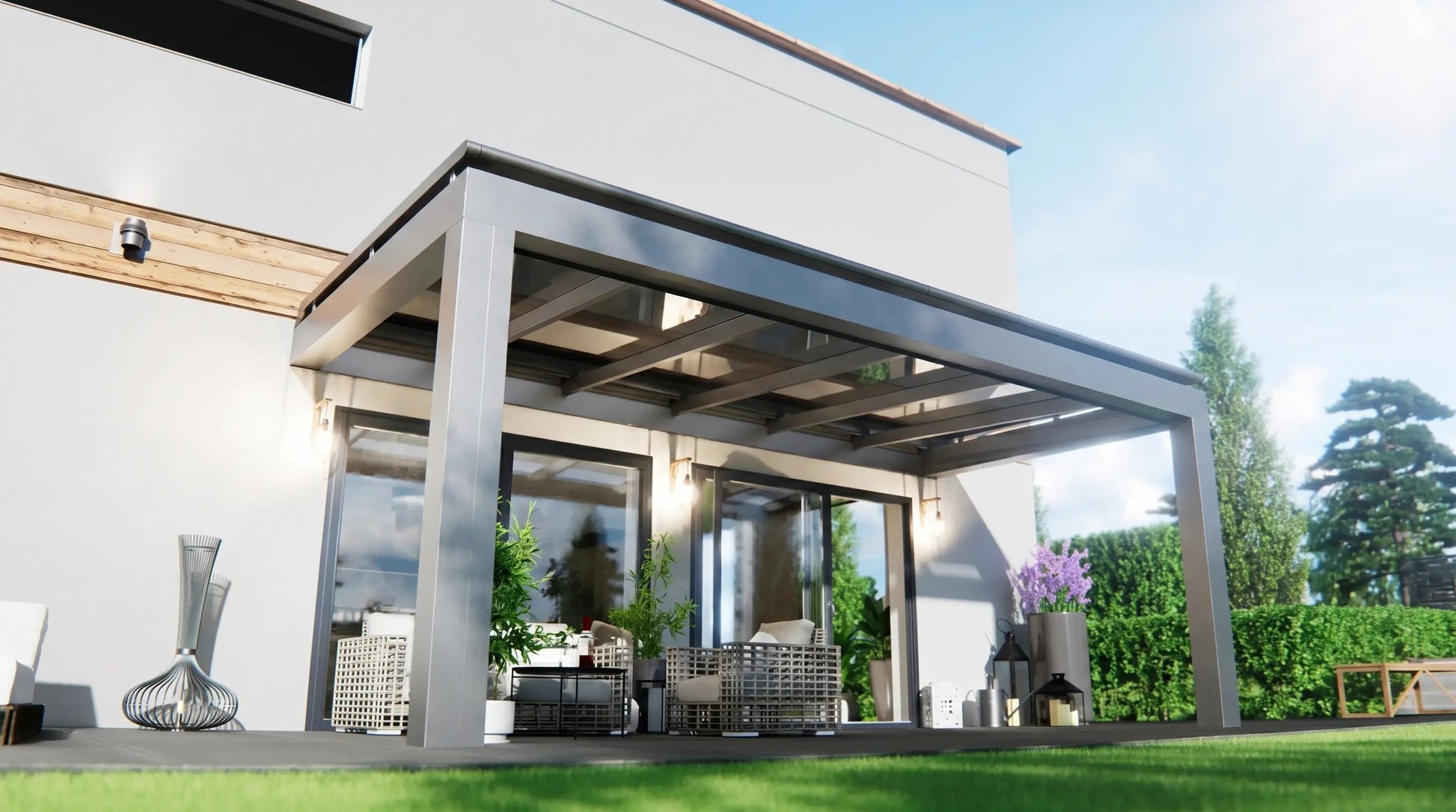 Cubo Line in Graualuminium RAL 9007