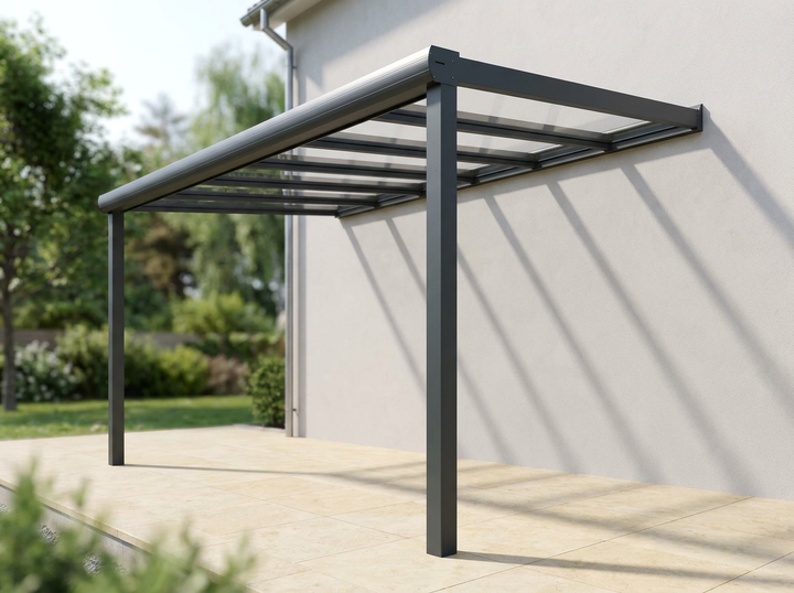 Prime Line Terrassenüberdachung – Polycarbonat oder Glas (Bausatz)